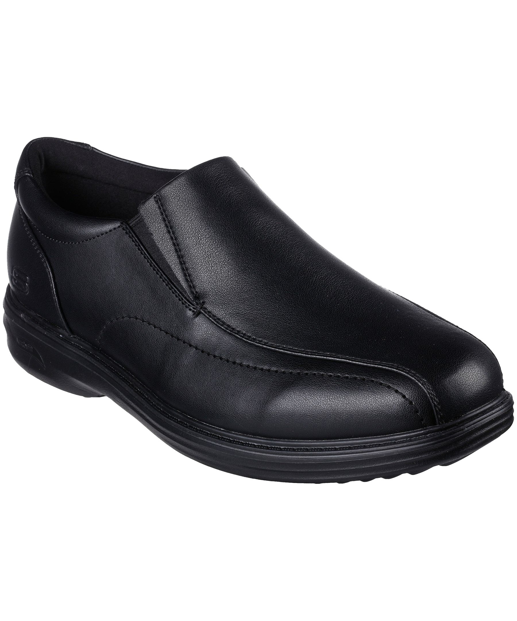 Chaussures à enfiler Skechers en cuir avec Arch Fit pour hommes, Ogden
