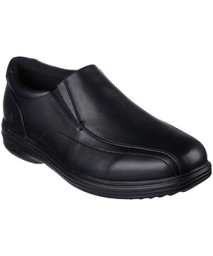 Chaussures à enfiler Skechers en cuir avec Arch Fit pour hommes, Ogden