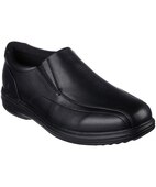 M and s mens black shoes on sale