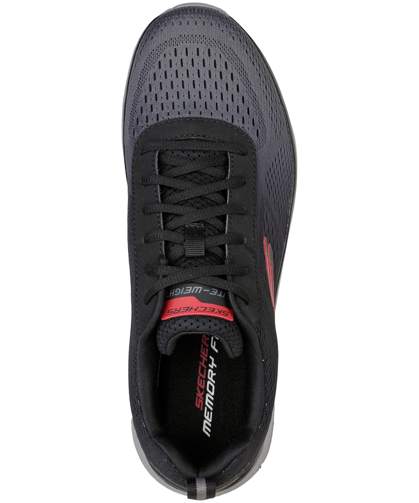 Skechers Men's Track Ripkent Mesh Sneakers - Black-Red | Marks
