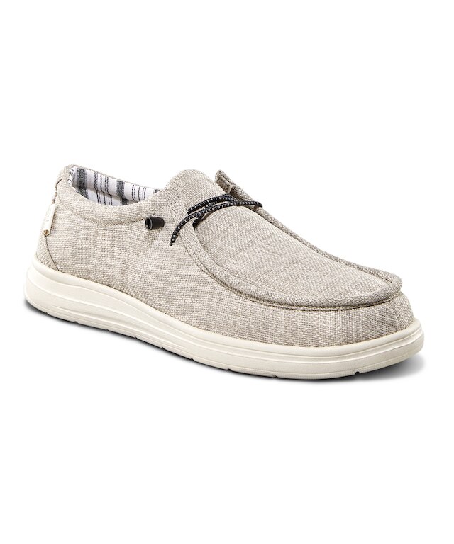 Men's Breakwater Slip-On Boat Shoes - Grey | Marks