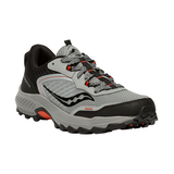 Saucony Chaussures de course larges pour hommes, Excursion&nbsp;TR15, alliage Front_Three_Fourths_Angled_Right