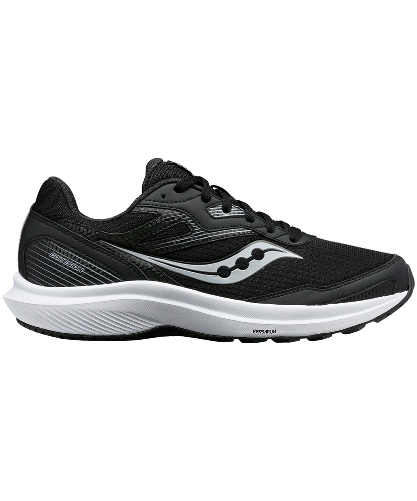 Saucony Men's Cohesion 16 Versarun Running Shoes - Black/White | Marks