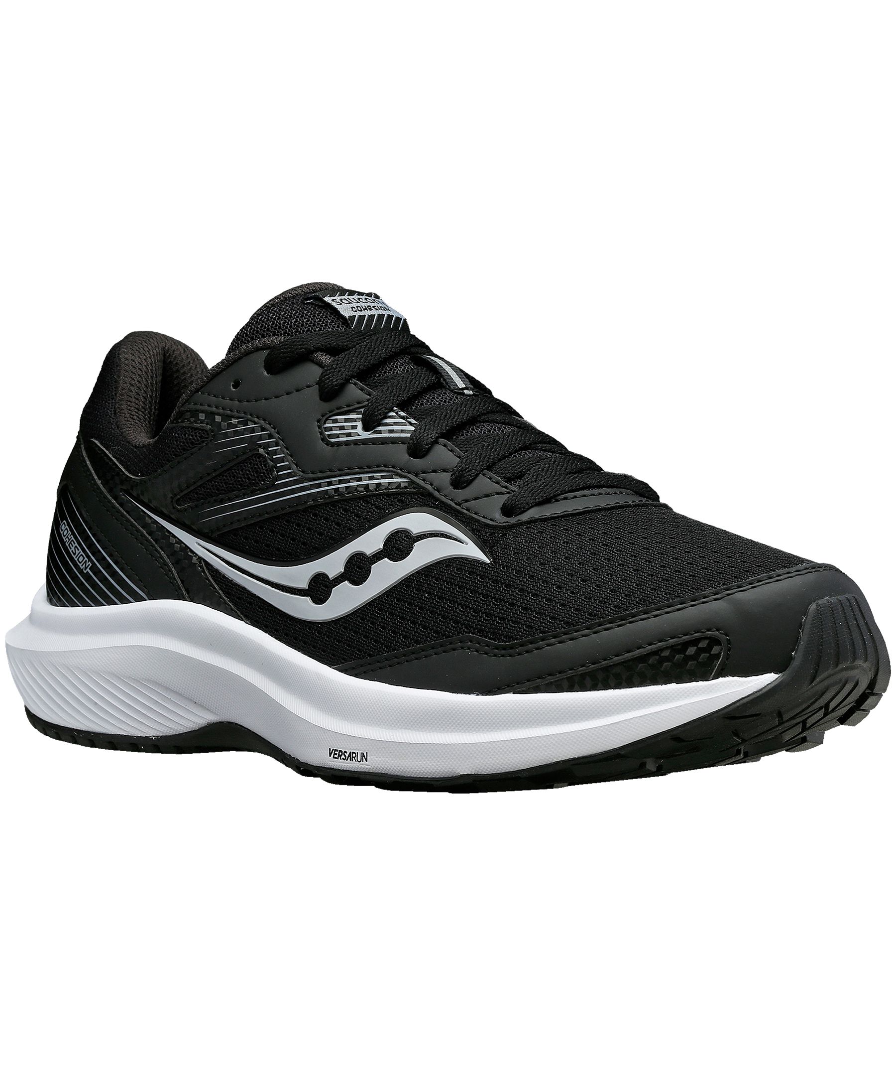 Saucony Men's Cohesion 16 Versarun Running Shoes - Black/White | Marks