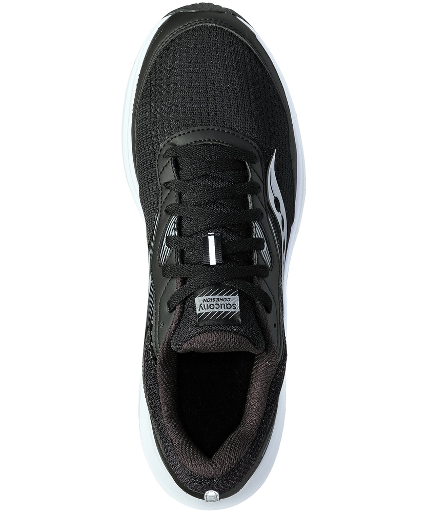 Saucony Men's Cohesion 16 Versarun Running Shoes - Black/White | Marks