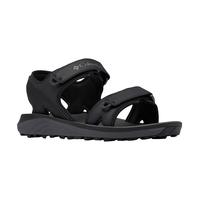 Columbia Men's Trailstorm 2-Strap Techlite Adapt Trax Sandals - Black Front_Three_Fourths_Angled_Right