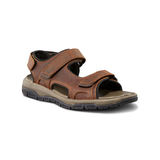 WindRiver Men's Sacramento Nestfit Freshtech 3-Strap Sandals Front_Three_Fourths_Angled_Right