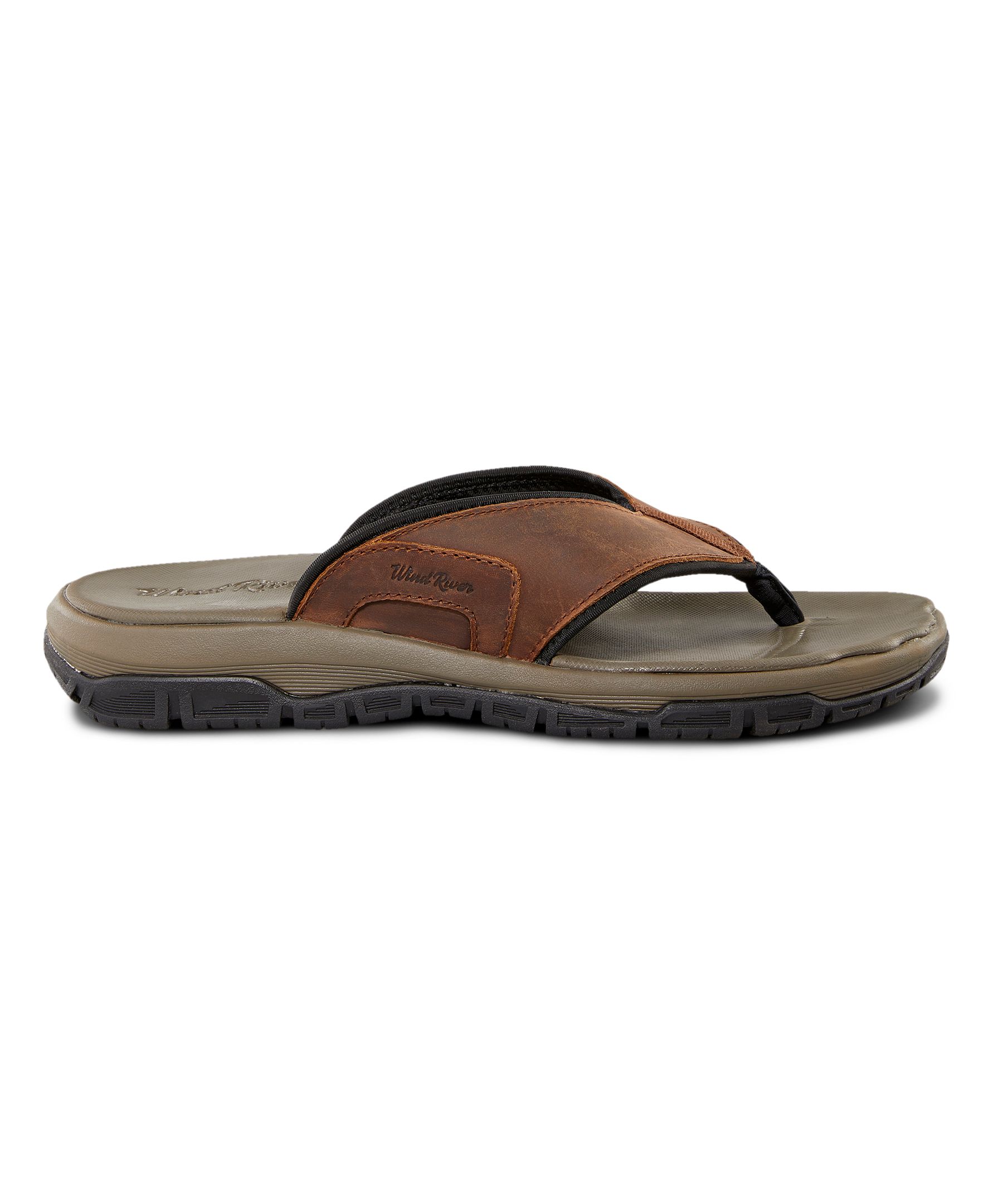 Men s California Nestfit Freshtech Flip Flops Dark Brown