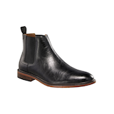 Denver Hayes Men's Odessa Chelsea Boot Wide - Black Front_Three_Fourths_Angled_Right