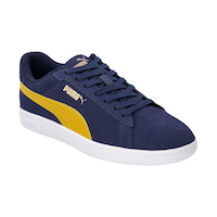 PUMA Men's Smash 3.0 Suede Sneakers Front_Three_Fourths_Angled_Right