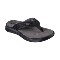 Skechers Men's Baylis Relaxed Fit Thong Sandals Front_Three_Fourths_Angled_Right