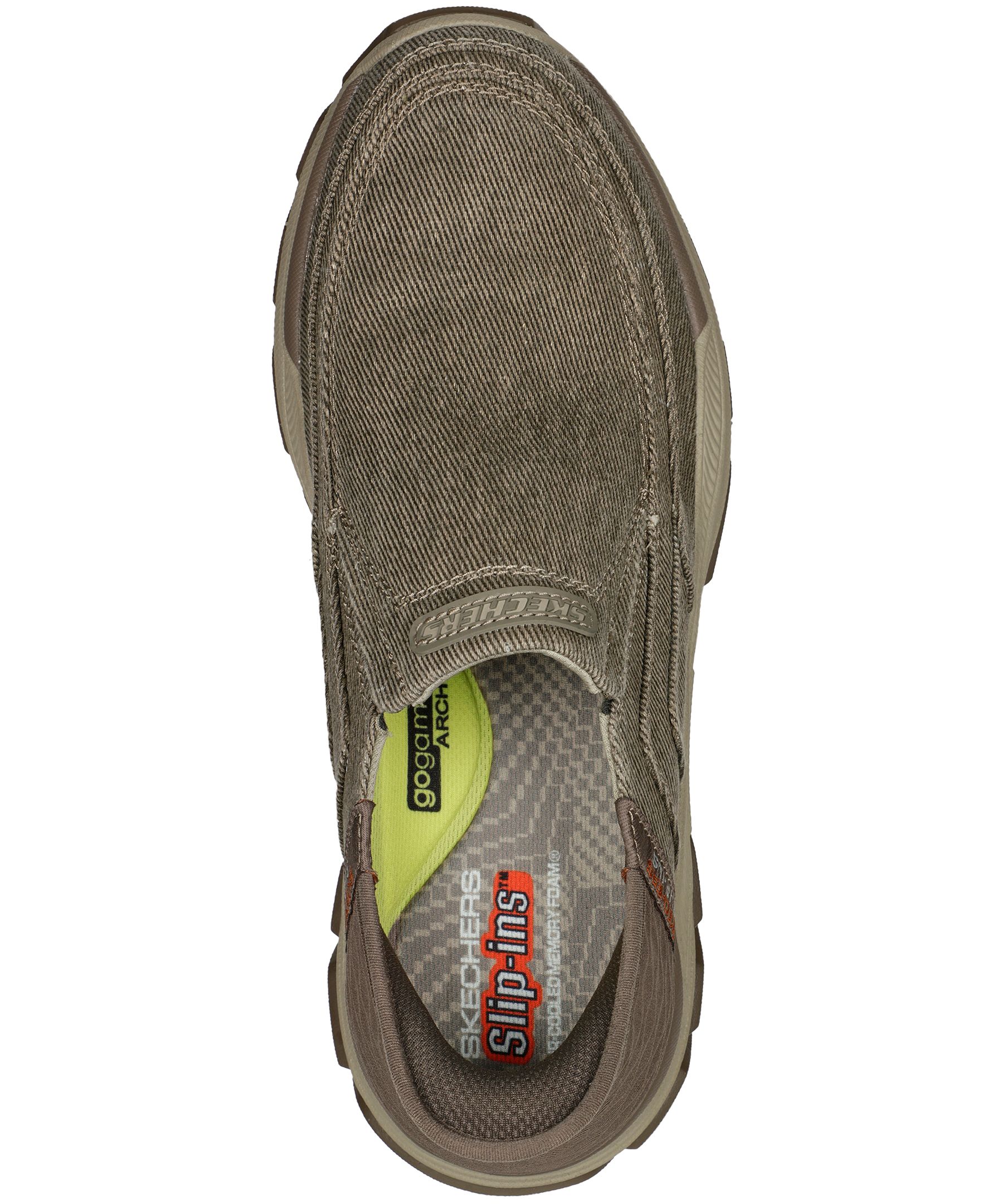 Chaussures en toile Slip-ins mains libres à coupe Relaxed FitMD pour hommes, Respected - Holmgren, Skechers