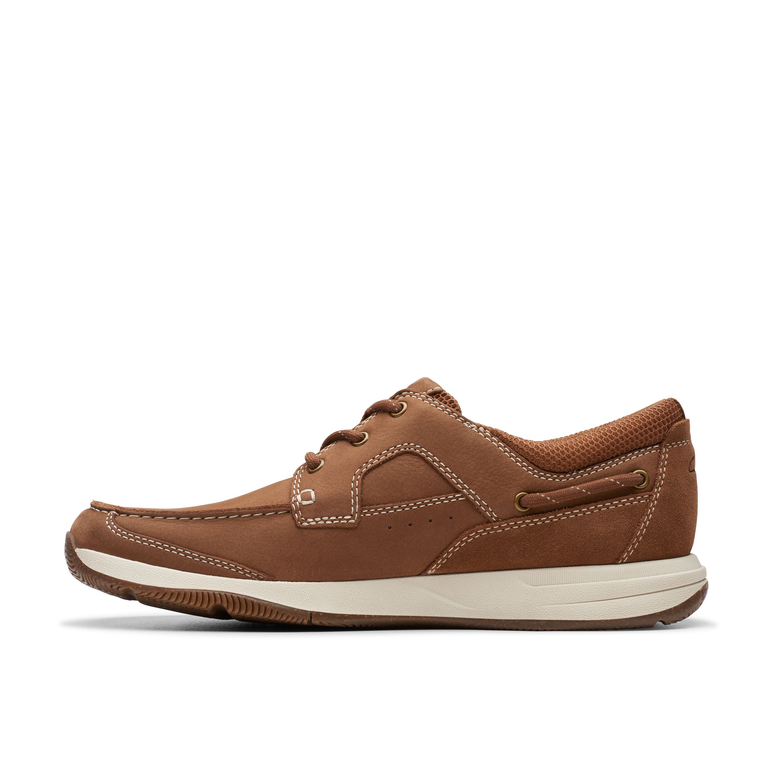 Chaussures décontractées larges à lacets pour hommes, Sailview Lace, Clarks