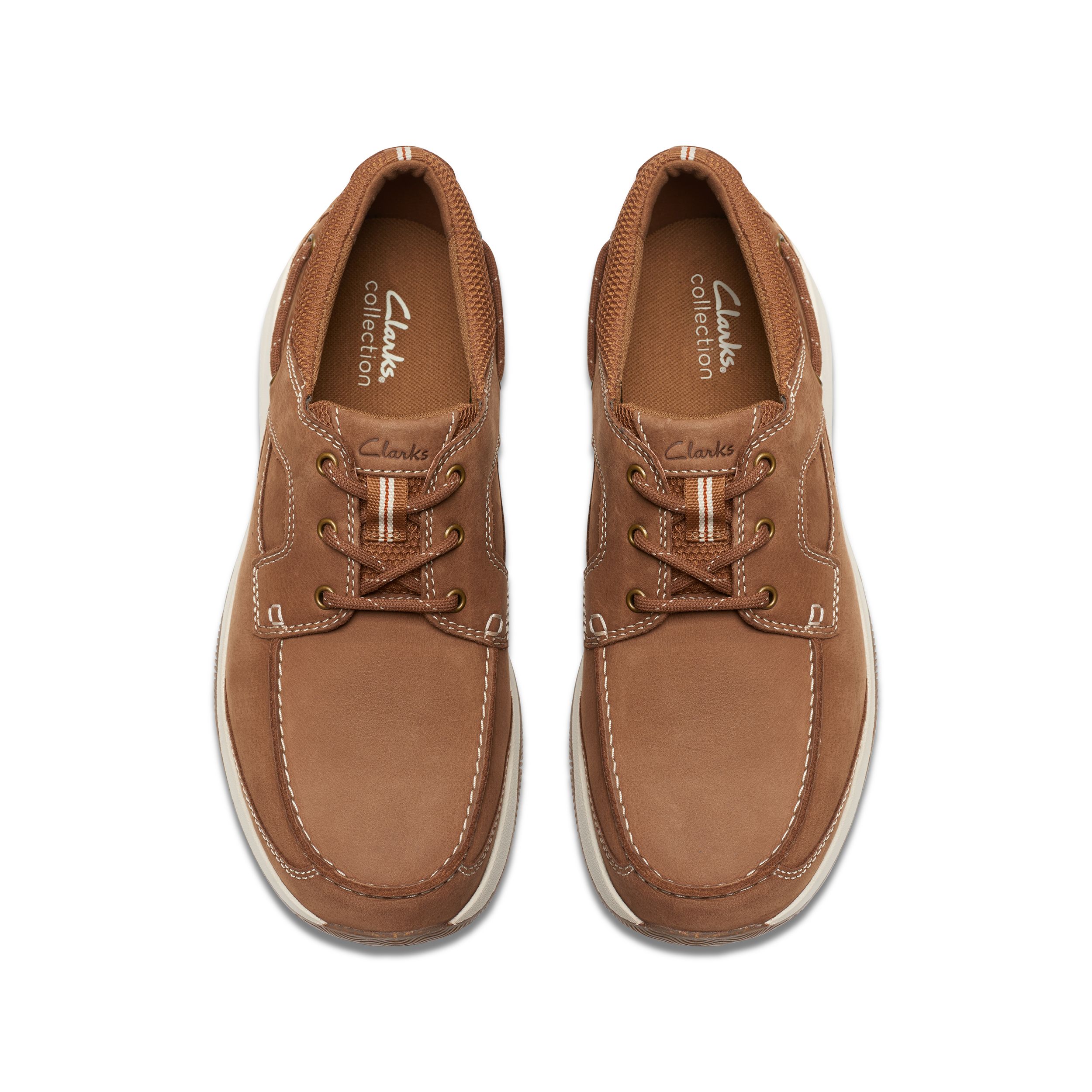 Chaussures décontractées larges à lacets pour hommes, Sailview Lace, Clarks