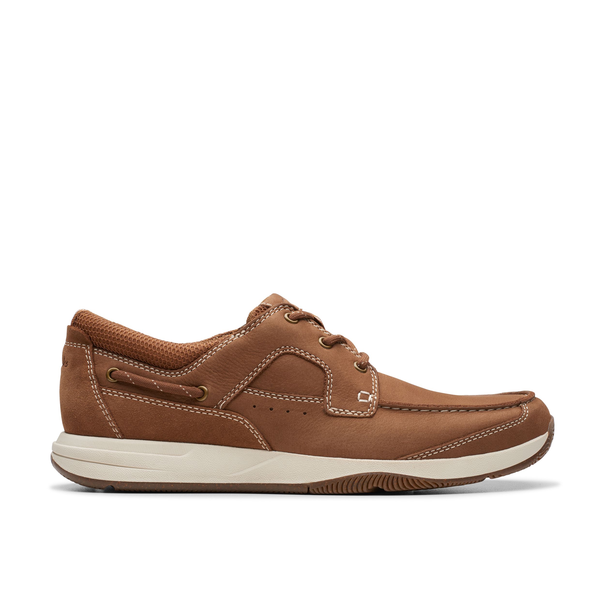 Chaussures décontractées larges à lacets pour hommes, Sailview Lace, Clarks