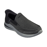 Chaussures à enfiler pour hommes, pointure large, Delson&nbsp;3.0, Skechers Front_Three_Fourths_Angled_Right