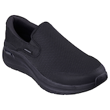 Skechers Men's Arch Fit 2.0 Slip On Shoes - Wide Fit Front_Three_Fourths_Angled_Right