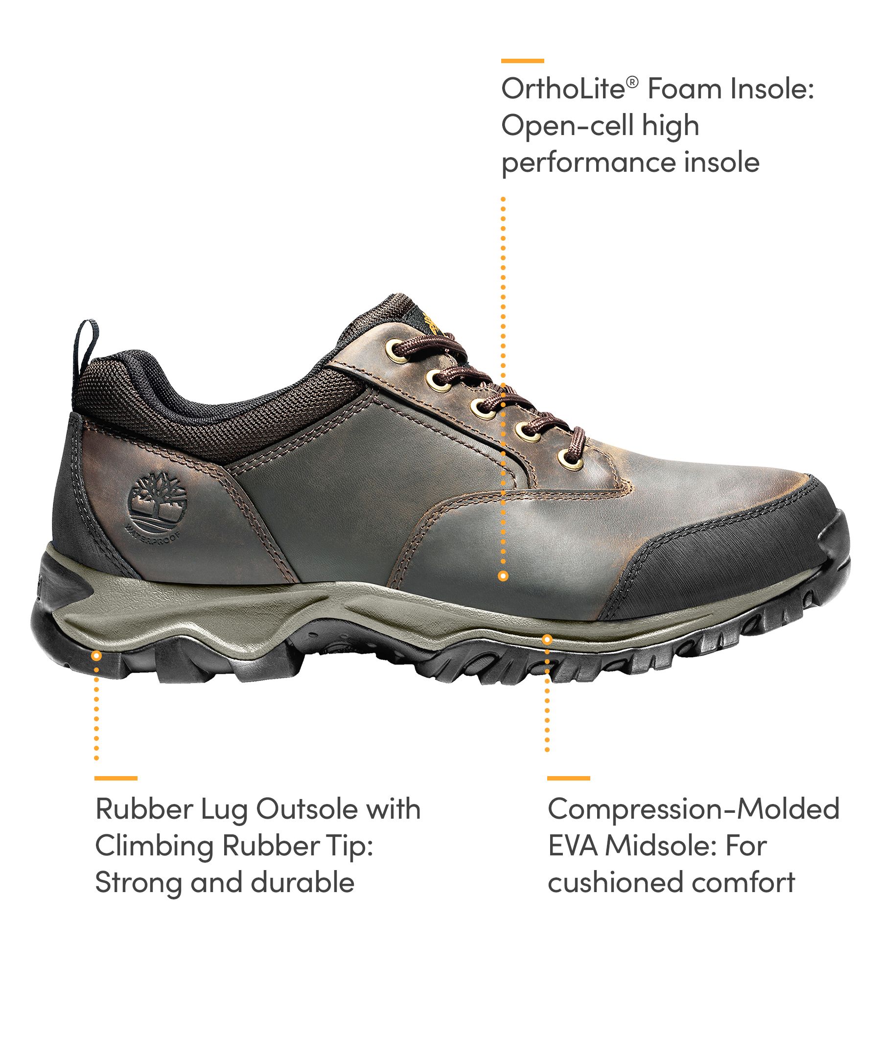 Timberland Men's Mt Maddsen Waterproof Low Hiker Shoes