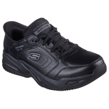 Chaussures de sport à enfiler larges pour hommes, Durham, Skechers Front_Three_Fourths_Angled_Right
