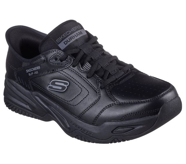 Chaussures de sport à enfiler larges pour hommes, Durham, Skechers