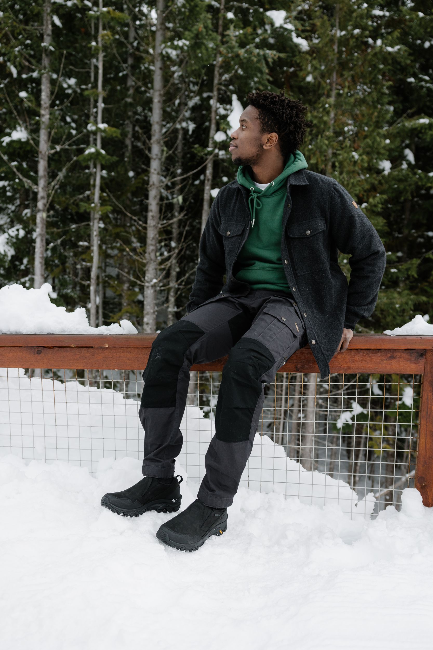 Chaussures larges étanches à l'eau avec Arctic Grip pour hommes, Coldpack 3, Merrell