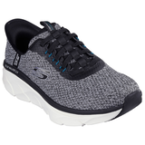 Skechers Men's Slip-ins D'Lux Walker 2.0 Taurrel Slip-Ins Shoes Front_Three_Fourths_Angled_Right