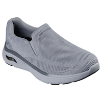 Skechers Men's Arch Fit Crosser Slip-on Shoes Front_Three_Fourths_Angled_Right