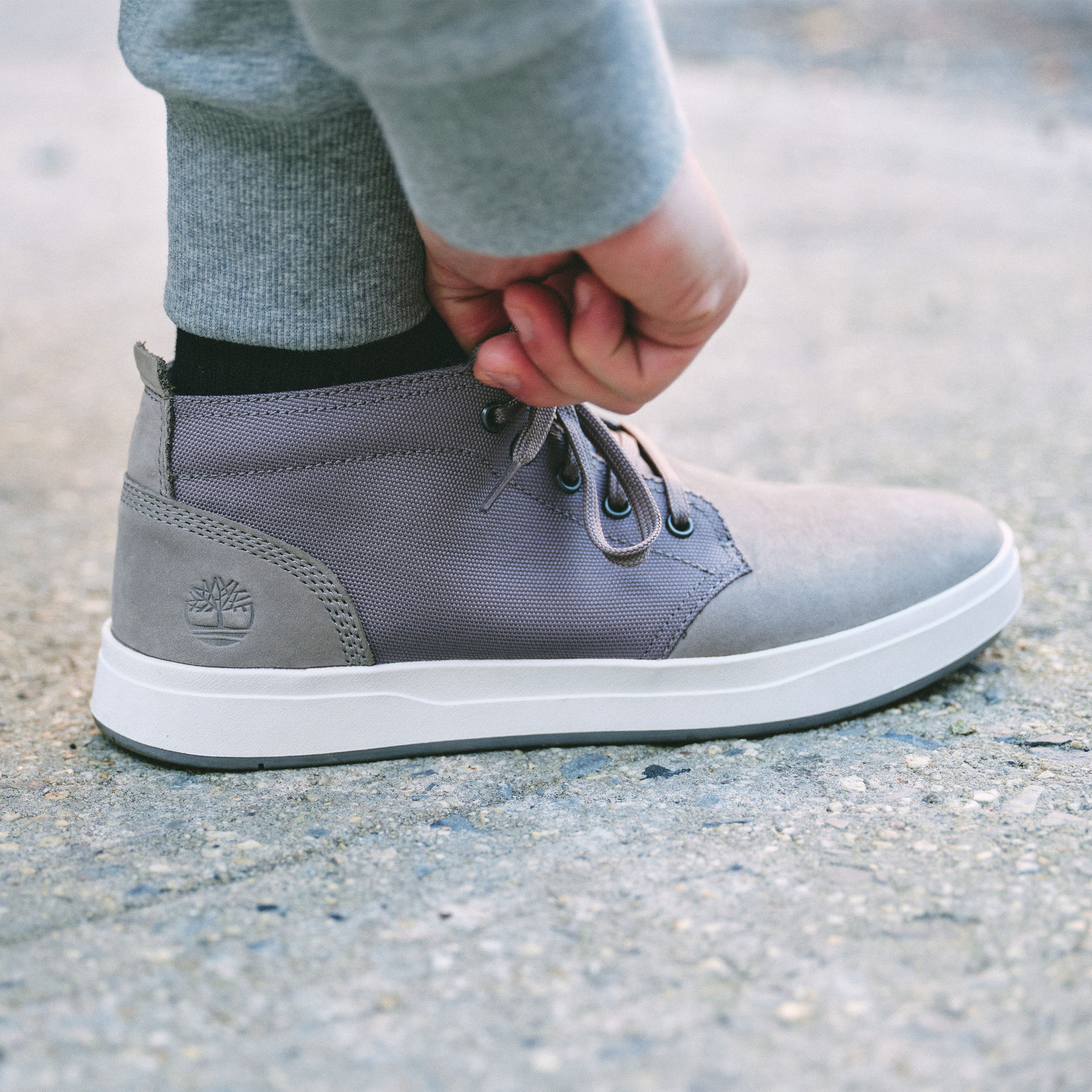 Timberland Men's Davis Square Sneaker - Wide