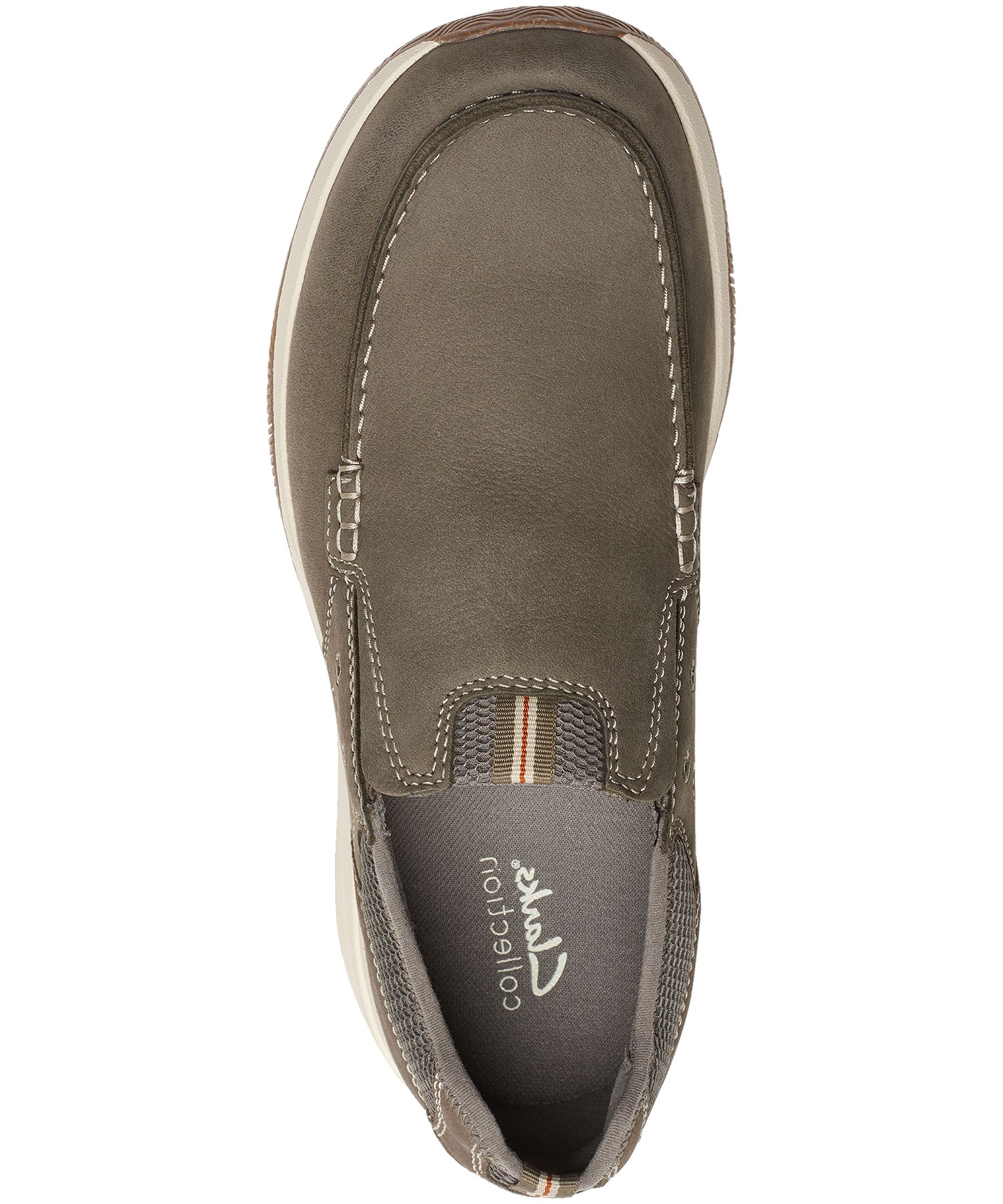 Chaussures à enfiler en cuir nubuck pour hommes, Sailview Step, Clarks