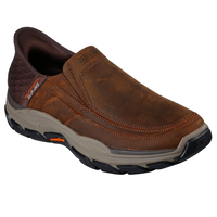Chaussures à enfiler pour hommes, Slip-ins, Respected Elgin, Skechers, larges Front_Three_Fourths_Angled_Right