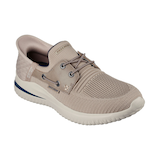 Chaussures à enfiler Slip-ins pour hommes, Delson 3.0 Rot, Skechers Front_Three_Fourths_Angled_Right