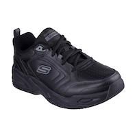 Skechers Men's Durham Sneakers - Wide Front_Three_Fourths_Angled_Right
