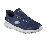 Skechers Men's Glide Step Zefyr Shoes Front_Three_Fourths_Angled_Right