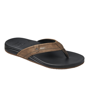 Reef Men's Cushion Spring Leather Cushioned Lined Sandals