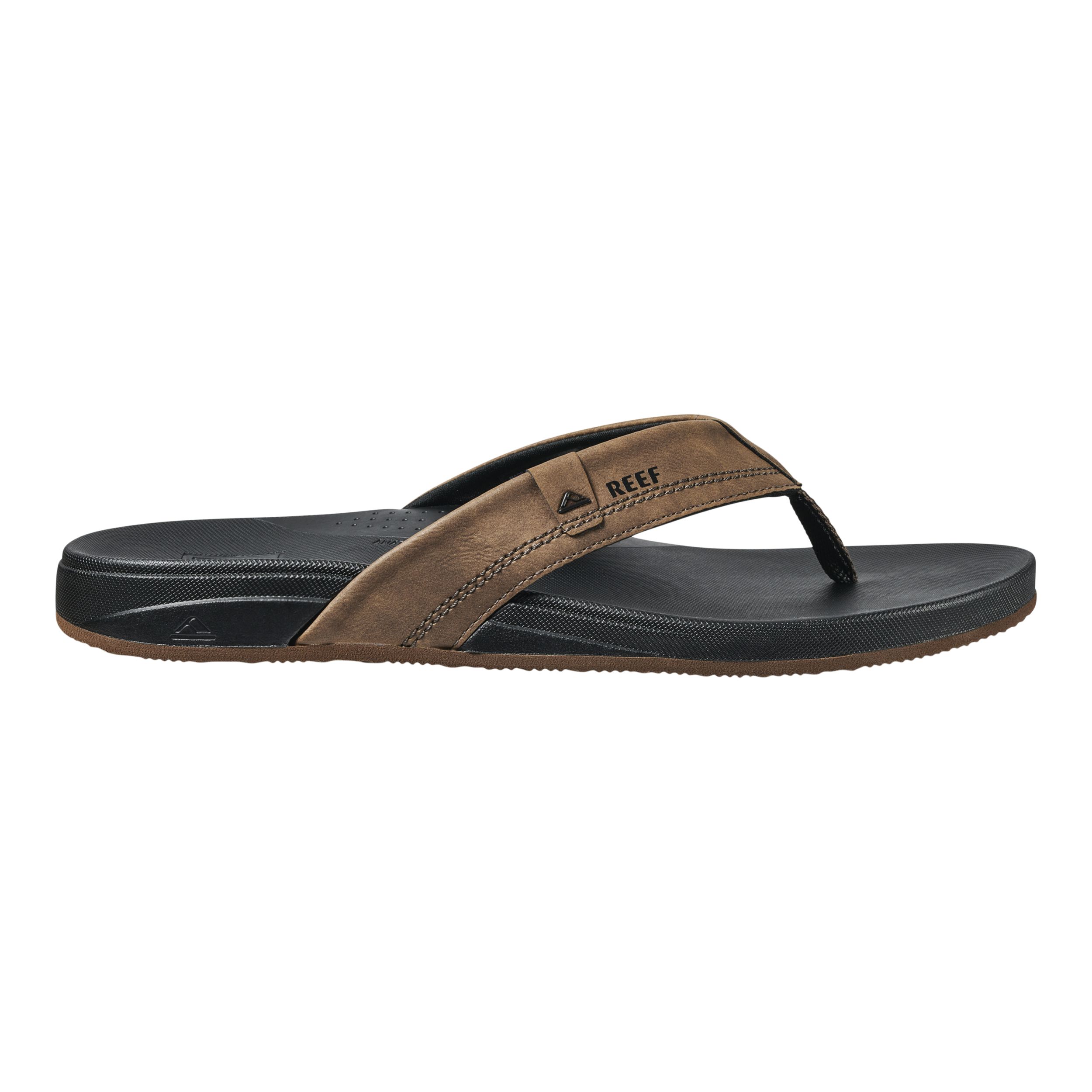 Reef Men's Cushion Spring Leather Cushioned Lined Sandals
