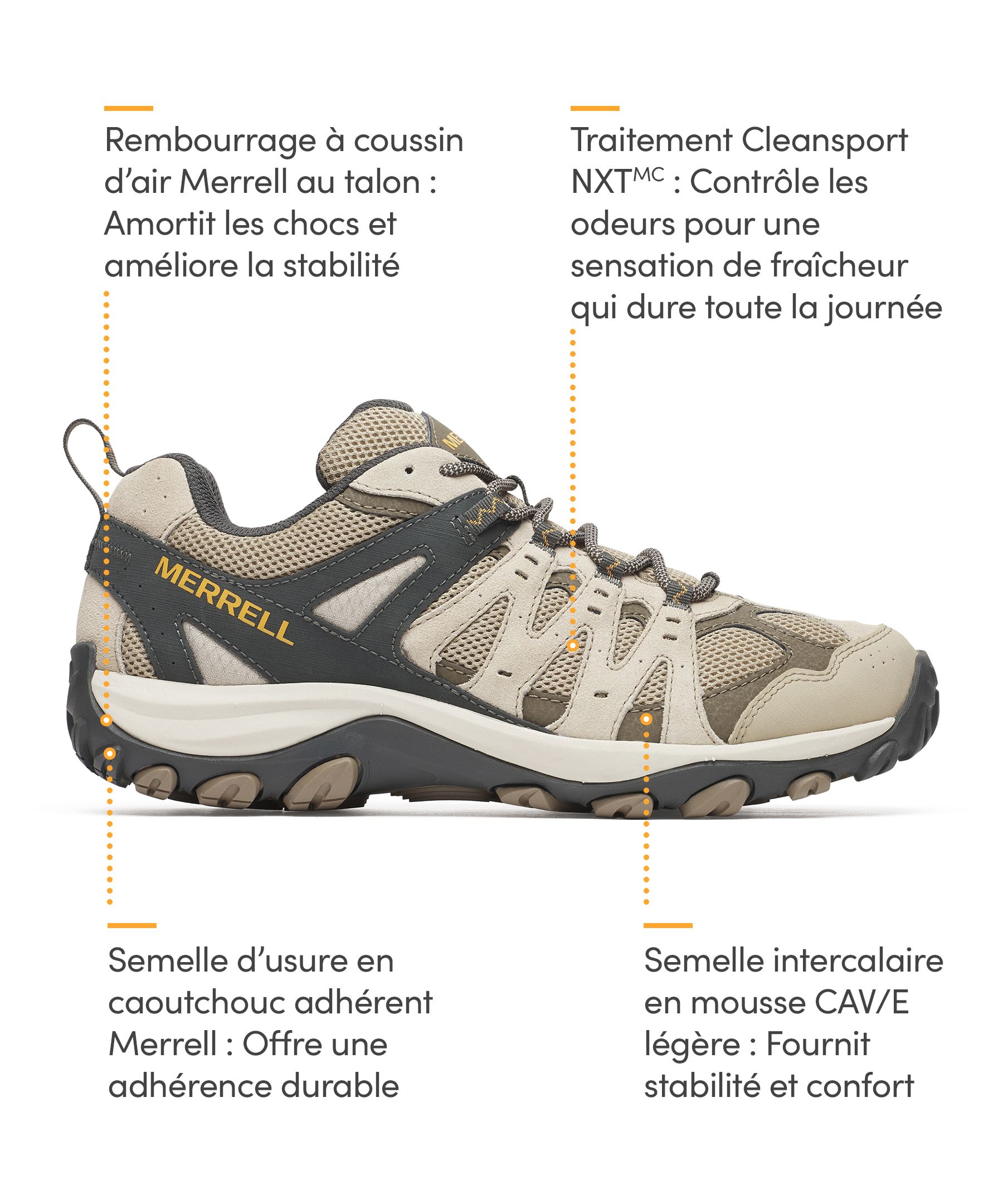 Chaussures de randonnée pour hommes, Accentor&nbsp;3, Merrell