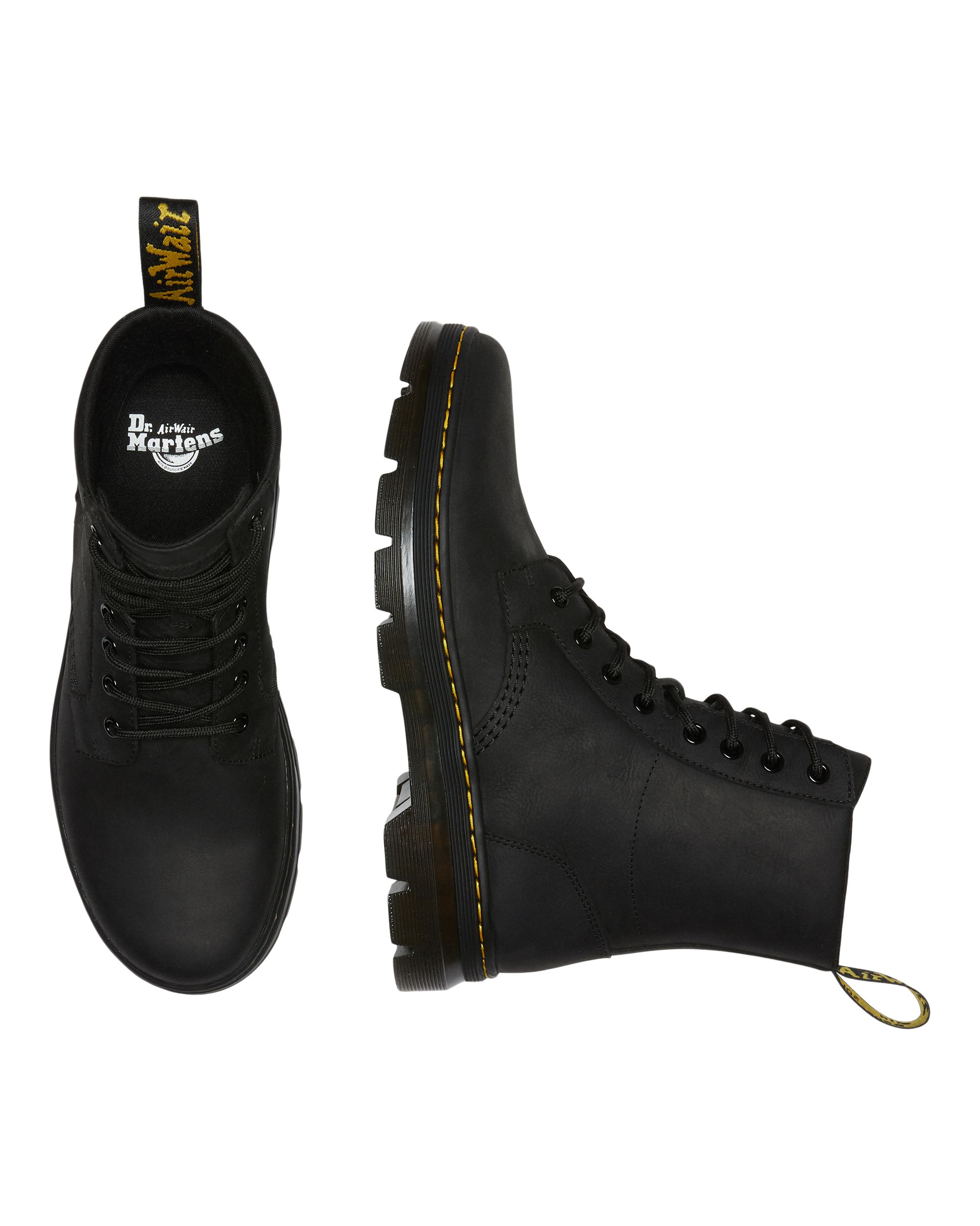 Bottes de cuir pour hommes, Combs, Dr. Martens