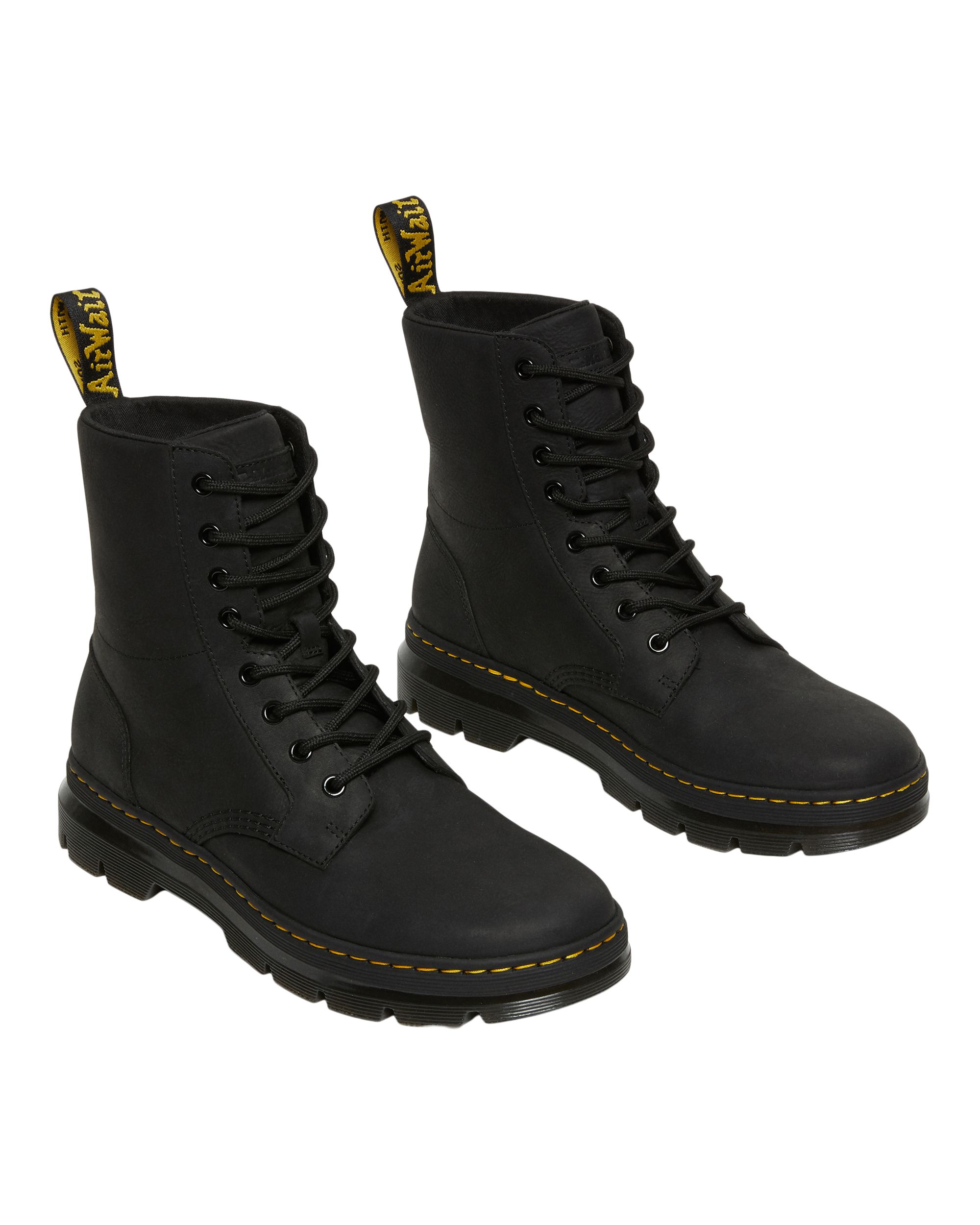 Bottes de cuir pour hommes, Combs, Dr. Martens