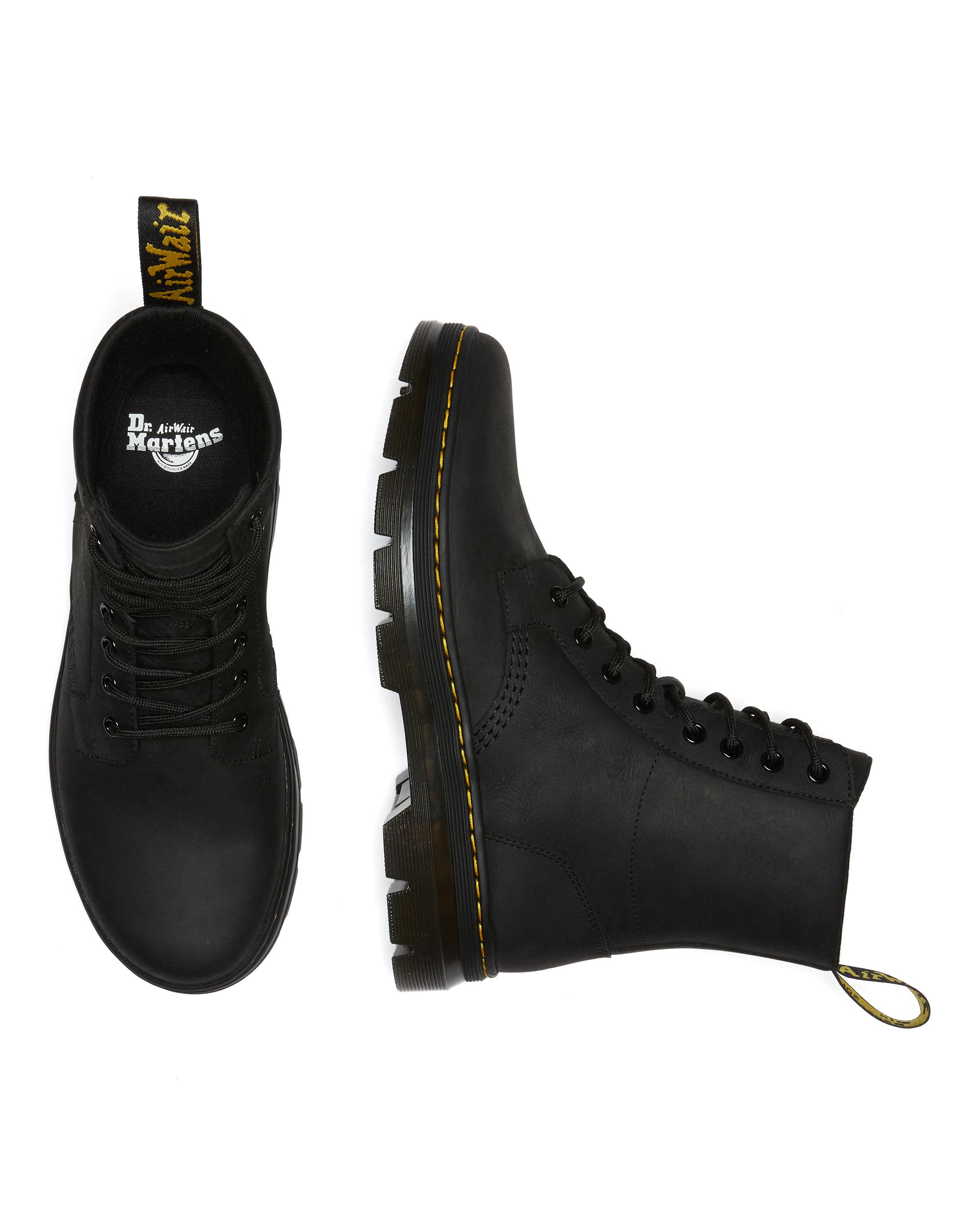 Bottes de cuir pour hommes, Combs, Dr. Martens