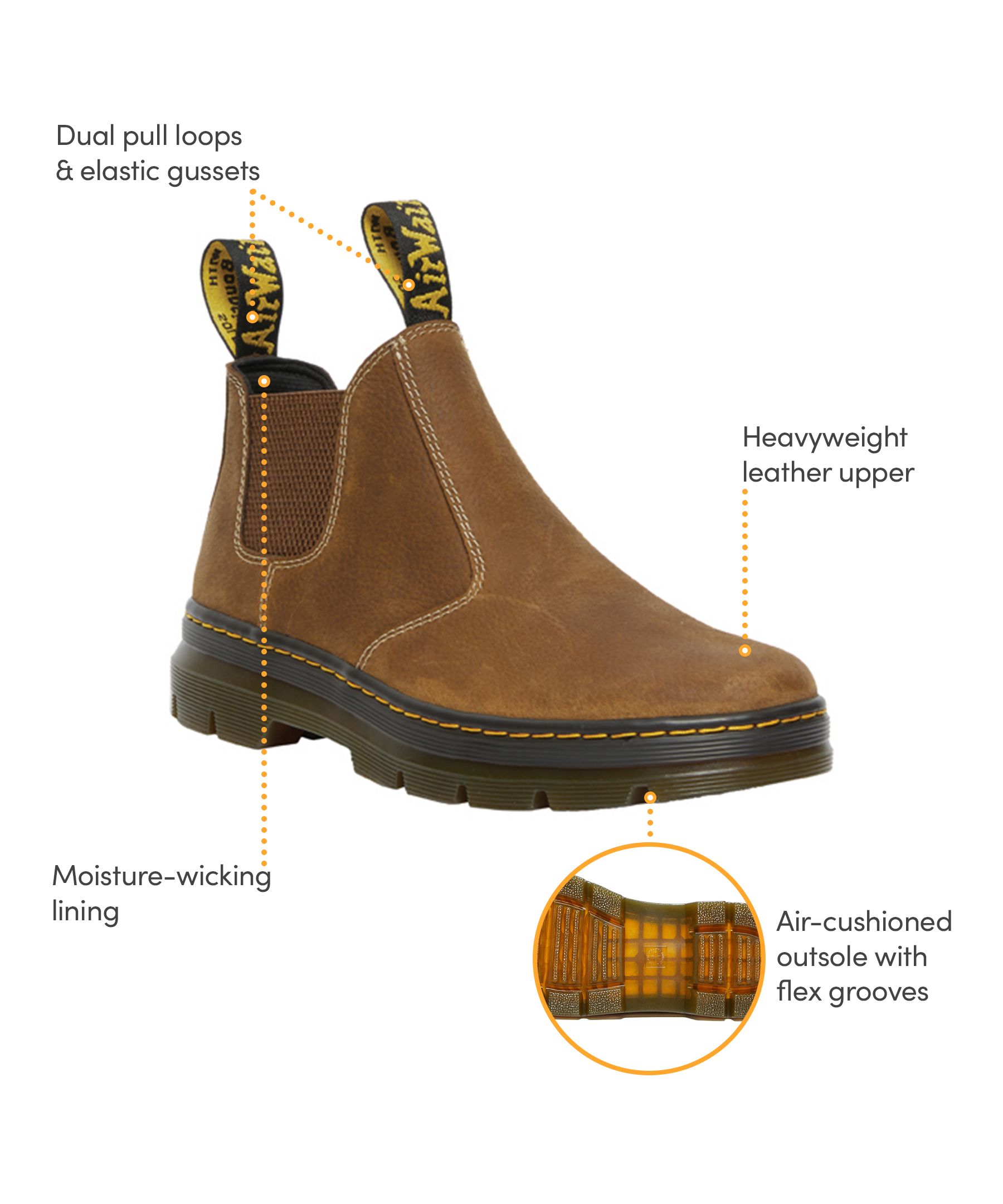 Dr. Martens Men's Hardie Chelsea Boot