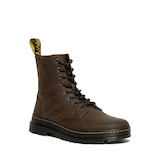 Dr. Martens Men's Combs Leather Boots Front_Three_Fourths_Angled_Right