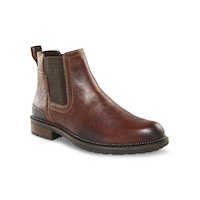 Bottes Chelsea en cuir pour hommes, Newtown, Denver Hayes Front_Three_Fourths_Angled_Right
