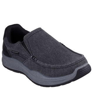 Skechers Men's Relaxed Fit® Cohagen Vierra Moc Toe Canvas Slip On Shoes