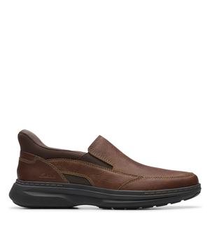 Chaussure à enfiler en cuir pour hommes, Craftwell Step, Clarks - pointure large