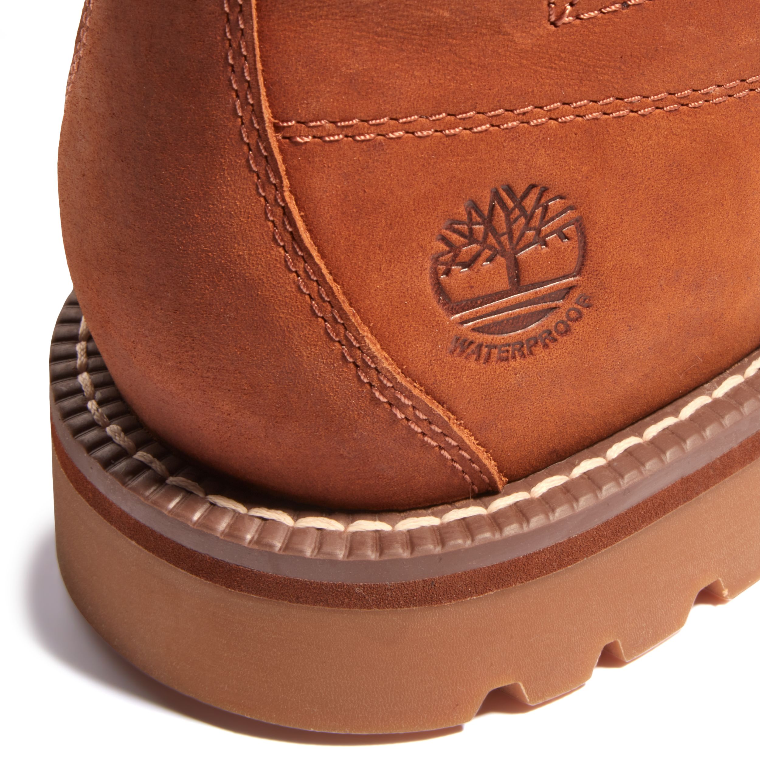 Bottes de cuir imperméables pour hommes, Redwood Falls, Timberland, coupe large