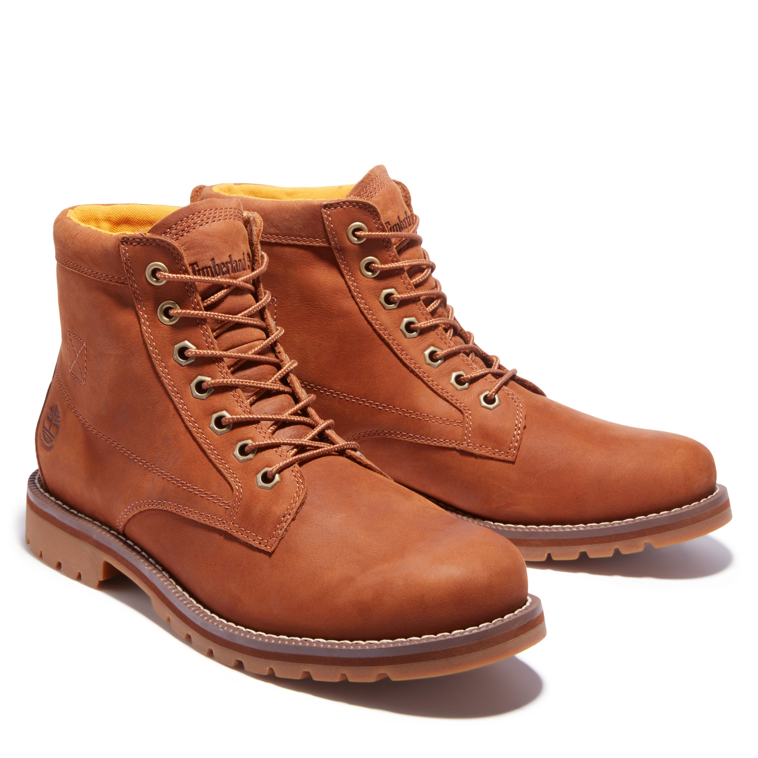 Bottes de cuir imperméables pour hommes, Redwood Falls, Timberland, coupe large