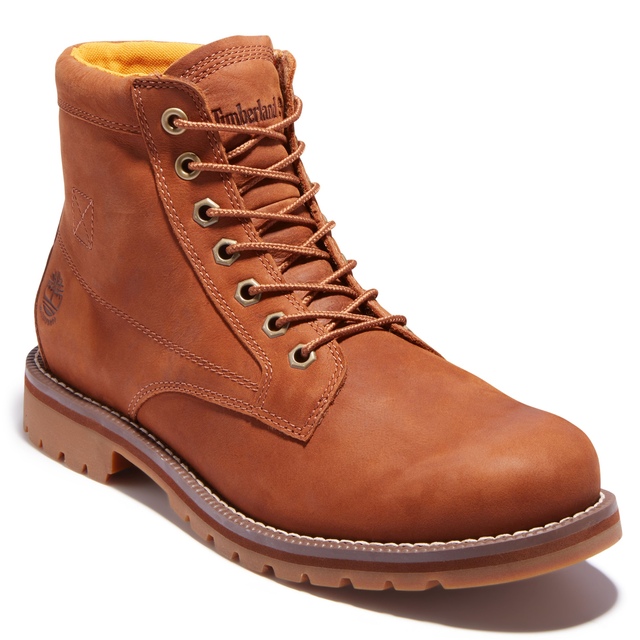 Bottes de cuir imperméables pour hommes, Redwood Falls, Timberland, coupe large