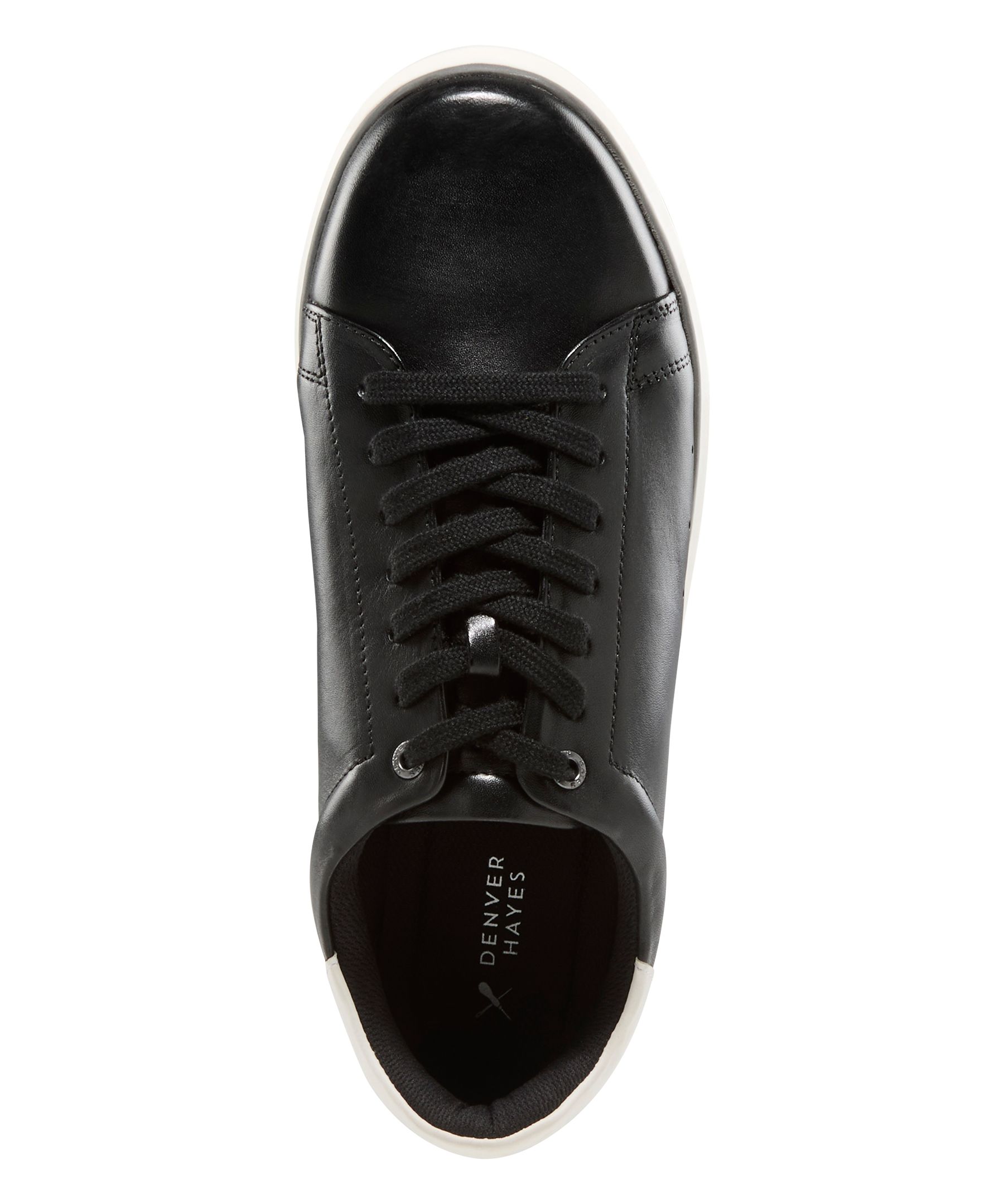 Chaussures de court en cuir pour hommes, Rhodes, Denver Hayes - pointure large