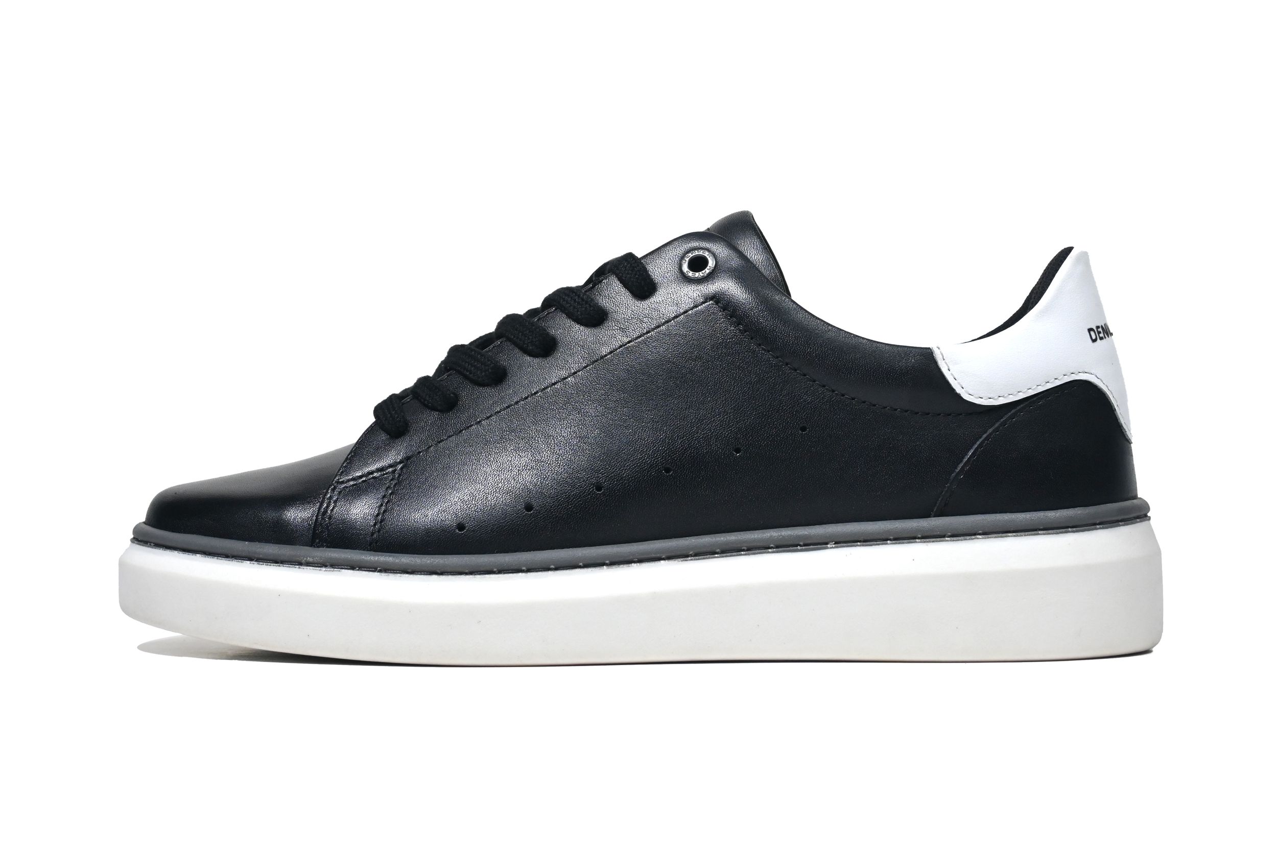 Chaussures de court en cuir pour hommes, Rhodes, Denver Hayes - pointure large