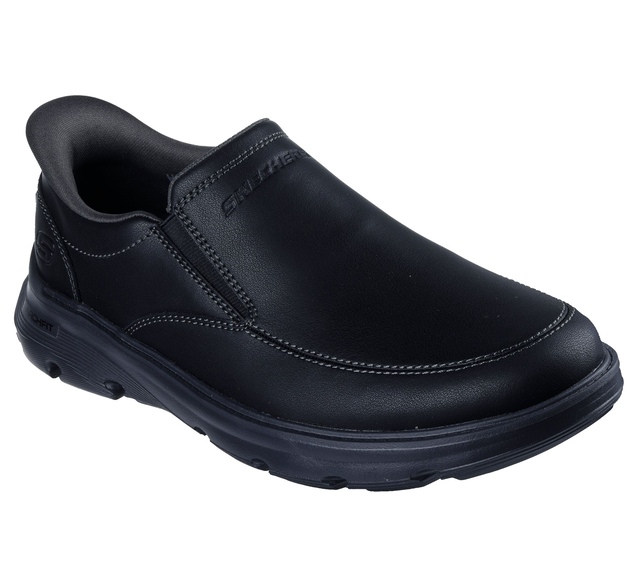 Skechers Men's Arch Fit Garza Umar Slip-ins Leather Shoes
